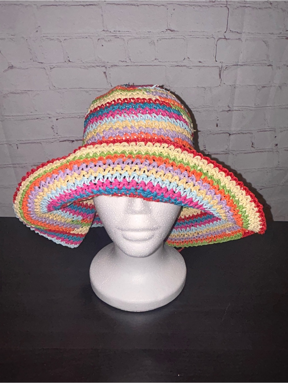 Jhats straw sun hat OSFM - Picture 4 of 6